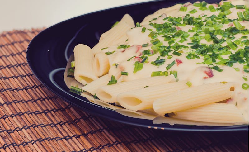 Ranch Chicken Penne pasta in creamy white sauce